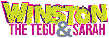 Winston the Tegu & Sarah